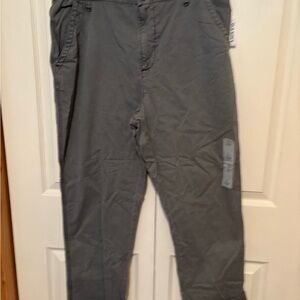 Old Navy Gray Chinos with Sturdy Cotton Blend